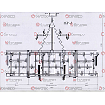 Культиватор для сплошной обработки почвы КПМ-8 (220мм, 45х12) (150-160 л.с.)