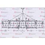 Культиватор для сплошной обработки почвы КПМ-12 (220мм, 45х12) (240 л.с.)