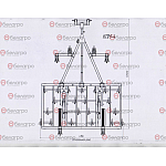 Культиватор для сплошной обработки почвы КПМ-4 (220мм, 45х12) (80 л.с.)